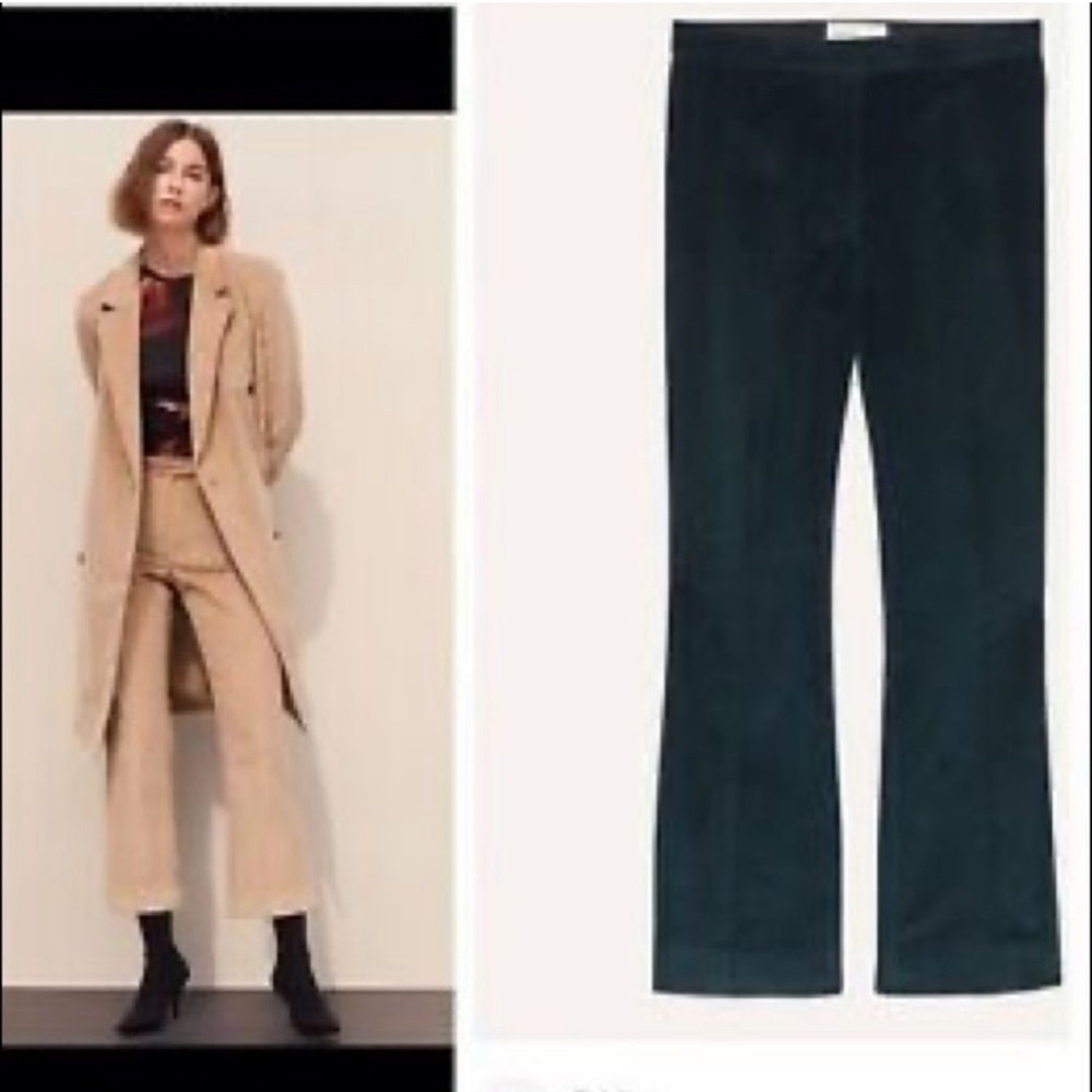 BABATON 1-01 Aritzia Albers Ankle Cropped Kick Flare Corduroy Pants‎ Size 0